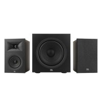 JBL Stage 250B med Stage 200P Högtalarpaket 2.1 Espresso