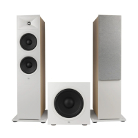 JBL Stage 280F med Stage 220P Högtalarpaket 2.1 Latte