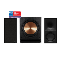Klipsch The Sevens med SPL-120 Aktiva Stereohögtalare 2.1 Svart