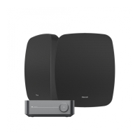 Wiim Amp & Klipsch RSM-525 Svarta Utomhushögtalare Stereopaket